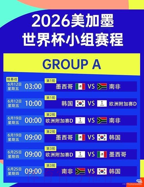 2026美加墨世界杯赛程中国时间